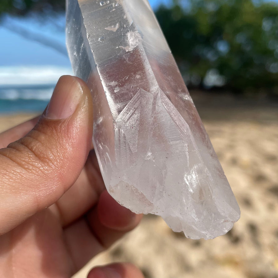 Clear Lemurian Quartz Crystal #1085