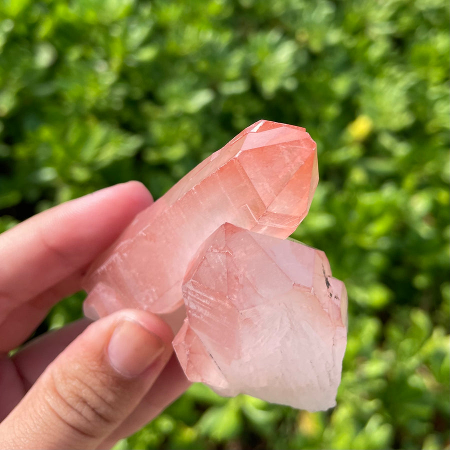 Rose Lemurian Quartz Crystal #1092