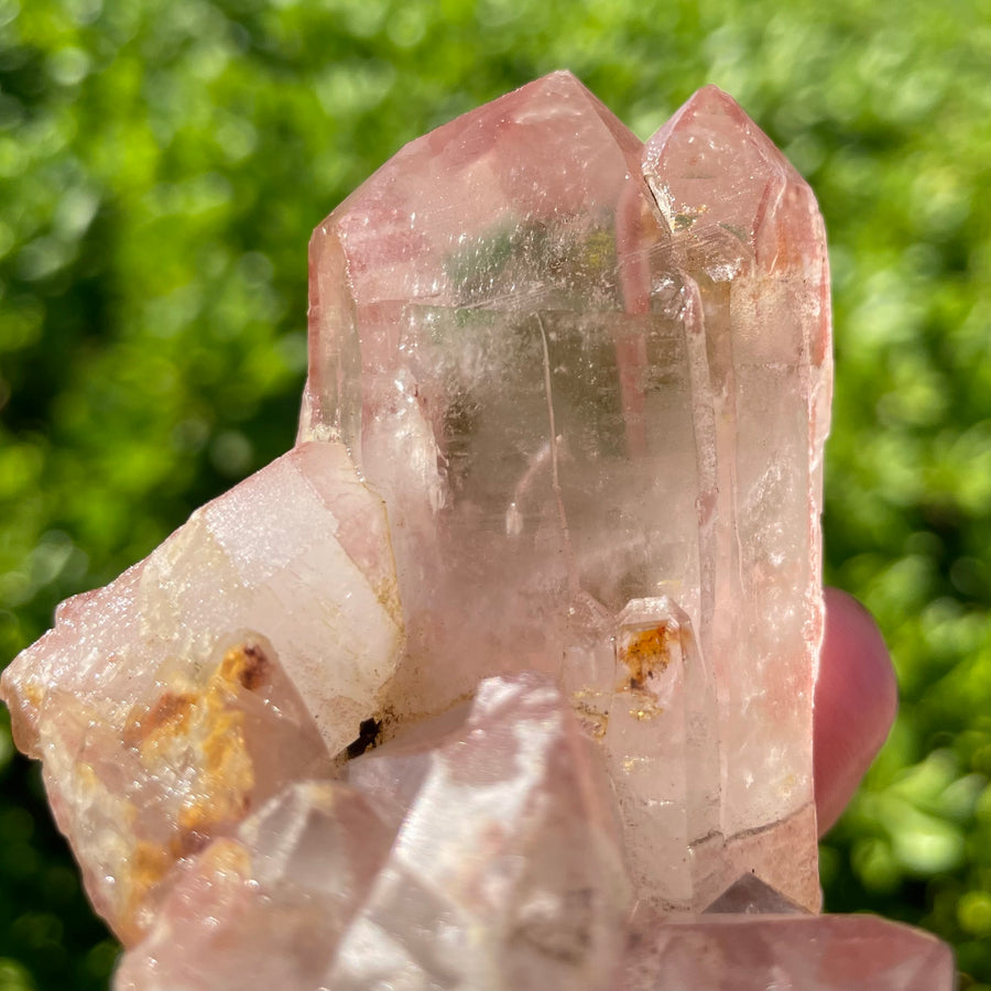 Rose Lemurian Cluster Crystal #1094