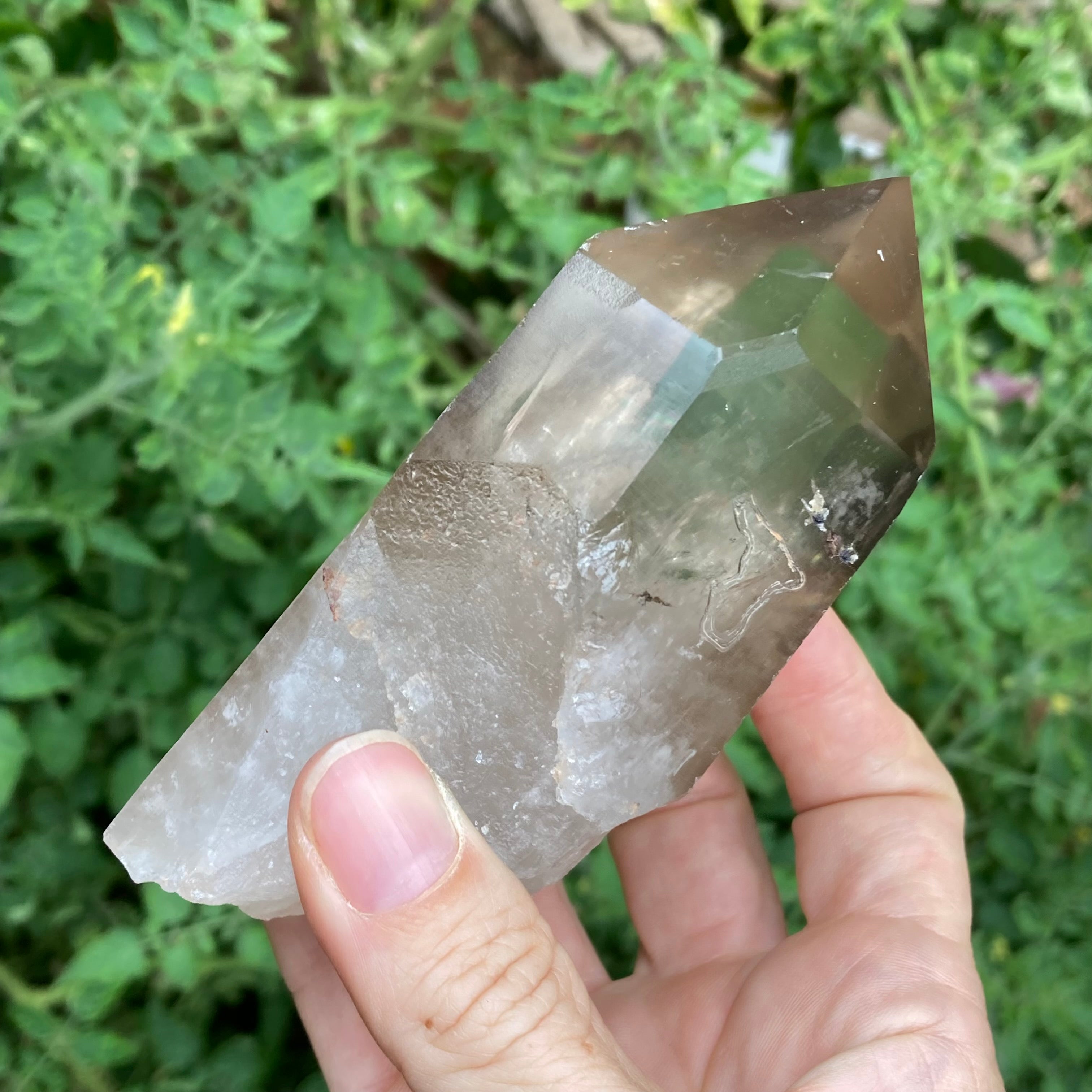 Smoky Lemurian Quartz Crystal #764 – lemuriacrystalshop