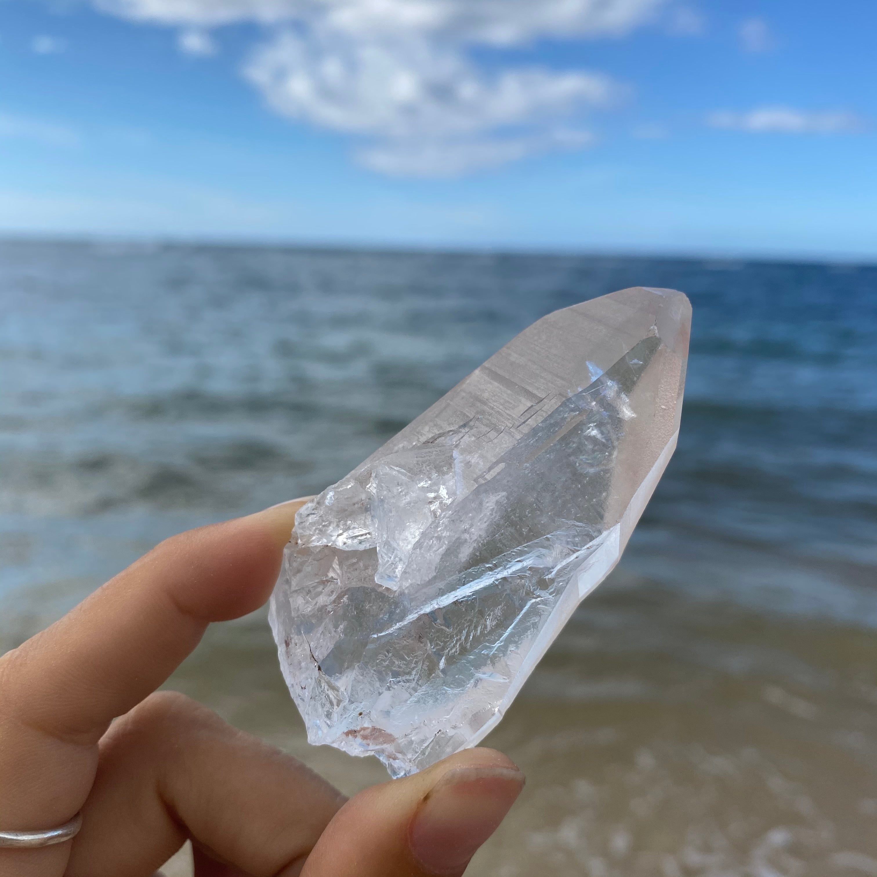 Lemurian Quartz Crystal #384 – lemuriacrystalshop