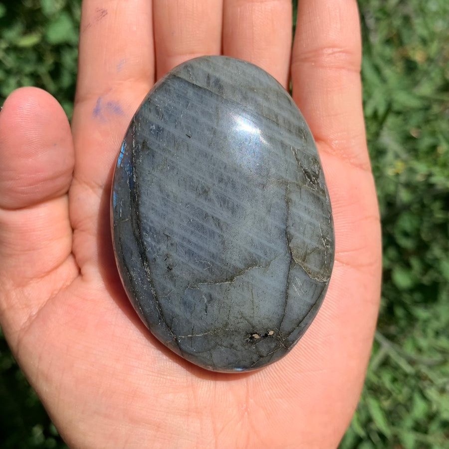 Labradorite Palm Stone #21
