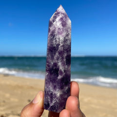 Lepidolite Tower #1295