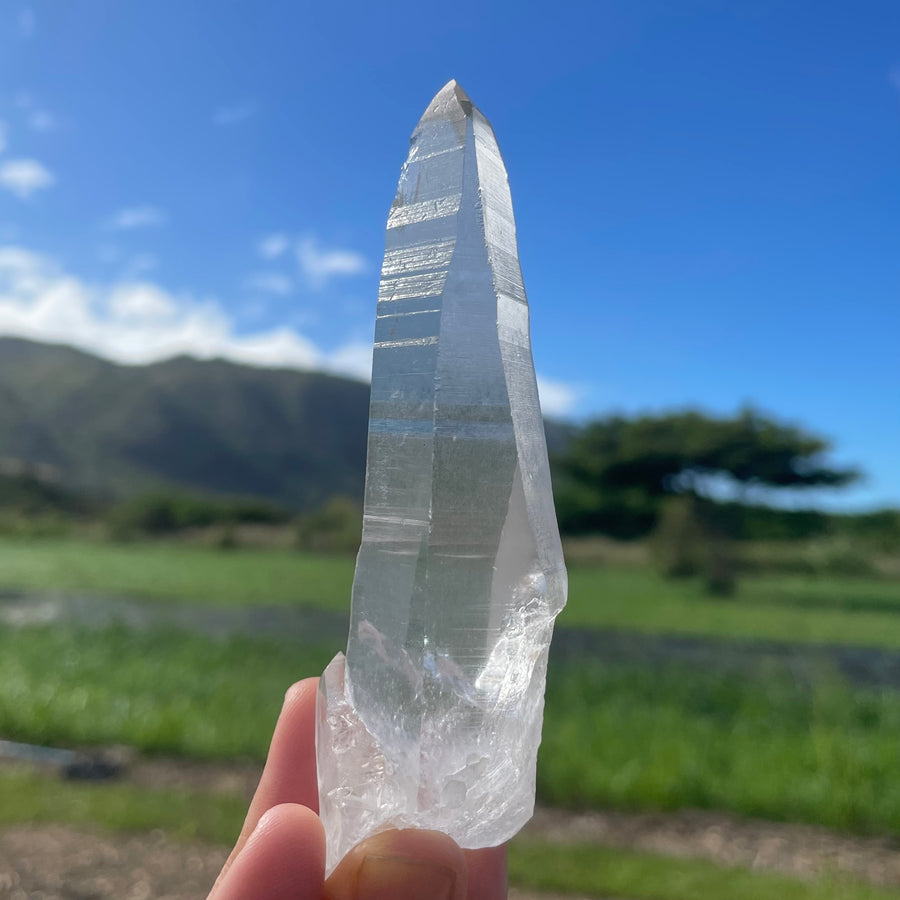 Clear Lemurian Quartz Crystal #1061
