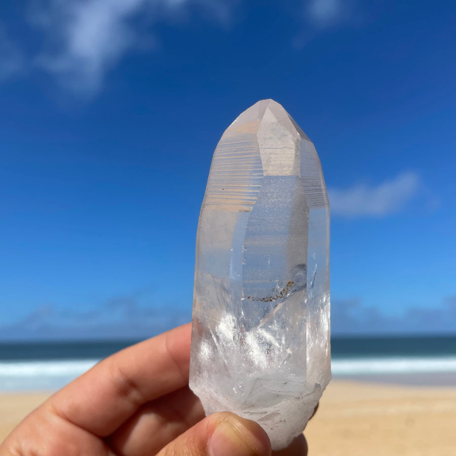Clear Lemurian Quartz Crystal #1073
