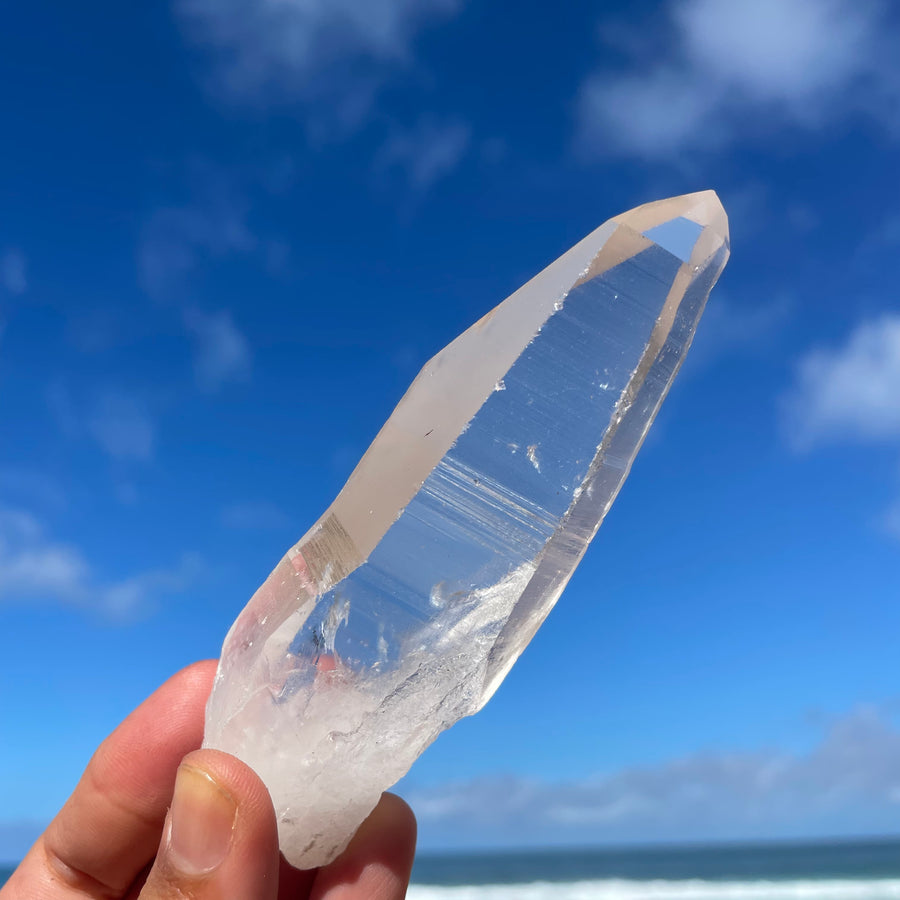 Clear Lemurian Quartz Crystal #1069