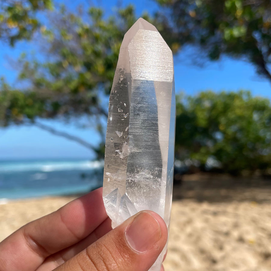 Clear Lemurian Quartz Crystal #1085