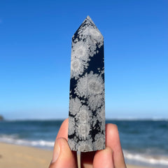 Snowflake Obsidian Tower #1335