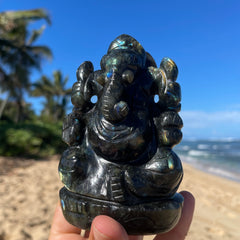 Labradorite Ganesh #1358