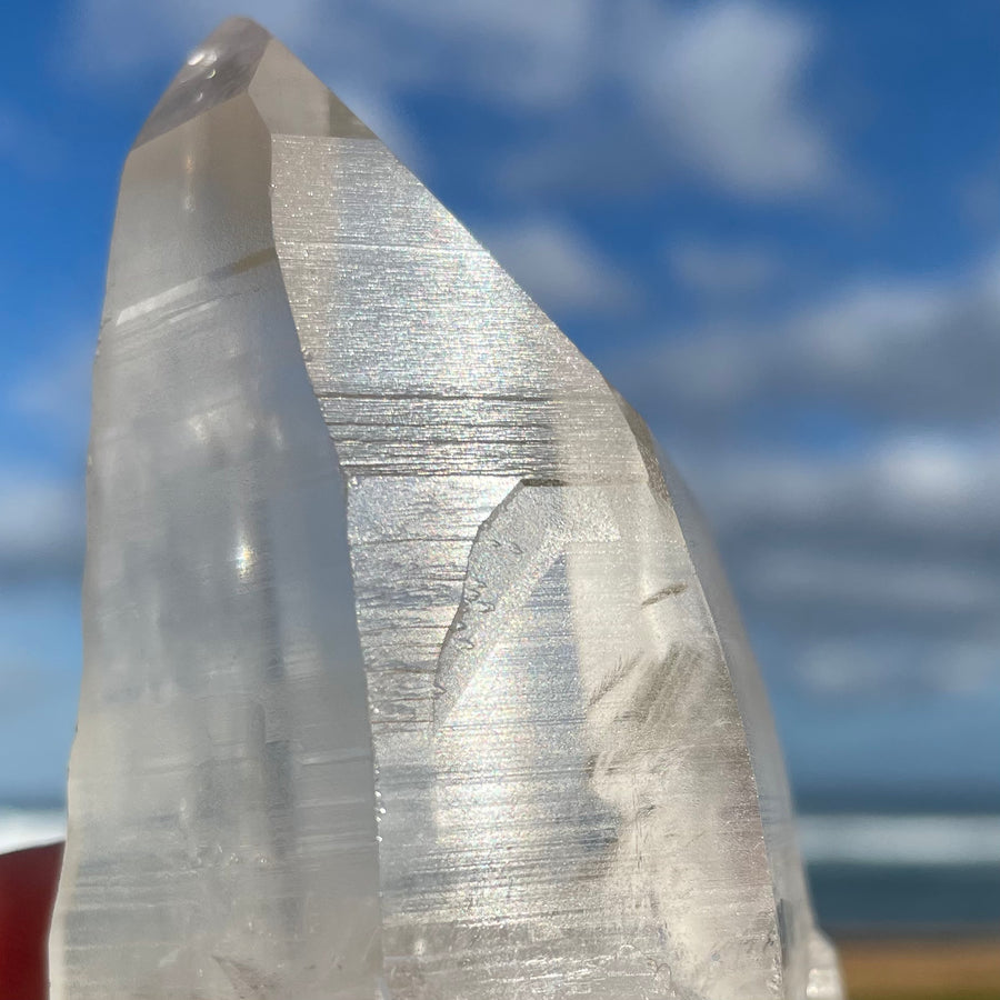 Large Clear Lemurian Quartz Crystal #1046