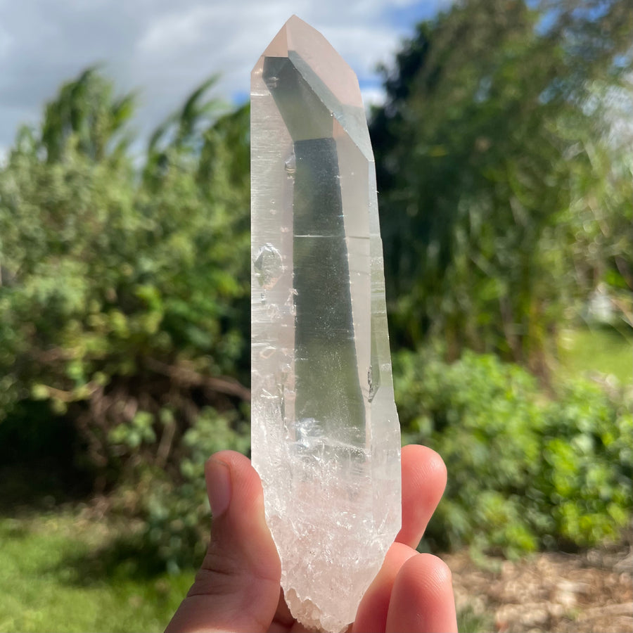 Clear Lemurian Quartz Crystal #1064