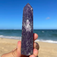 Lepidolite Tower #1301