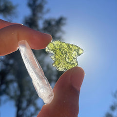 Moldavite + Lemurian Power Pack! #1226