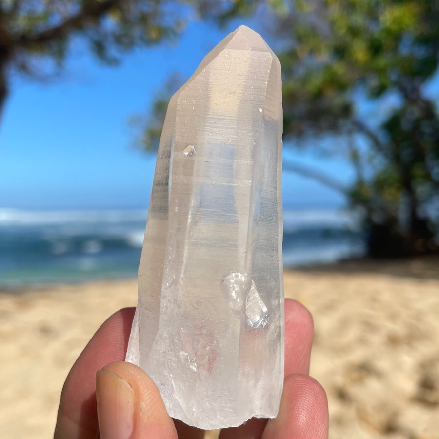 Clear Lemurian Quartz Crystal #1079