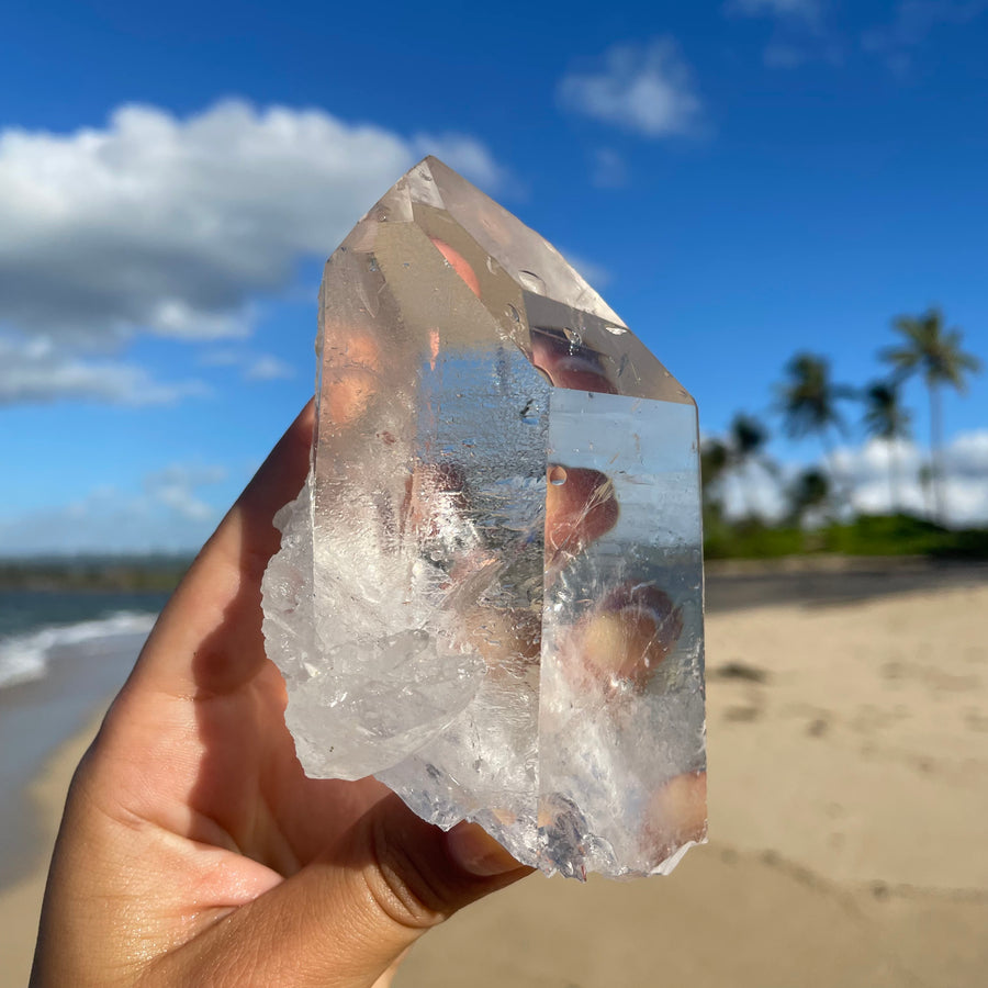 Extra Clear Lemurian Crystal #1424
