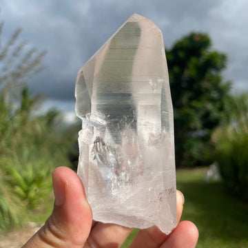 Clear Lemurian Quartz Crystal #1051