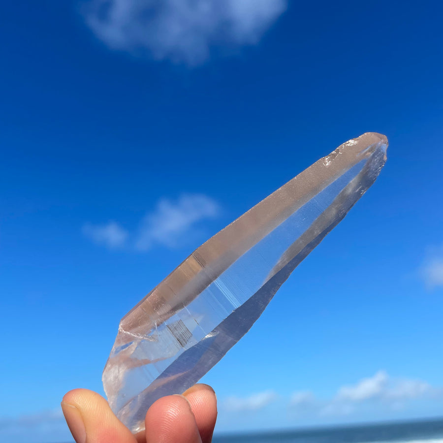 Clear Lemurian Quartz Crystal #1065