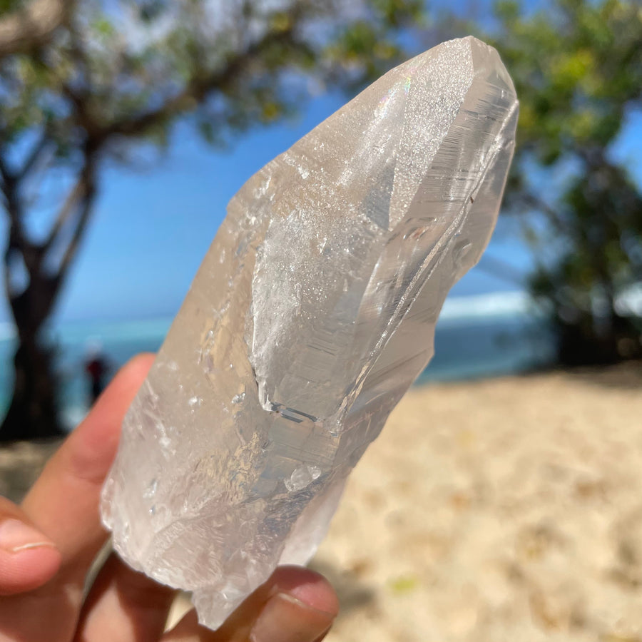 Clear Lemurian Quartz Crystal #1080