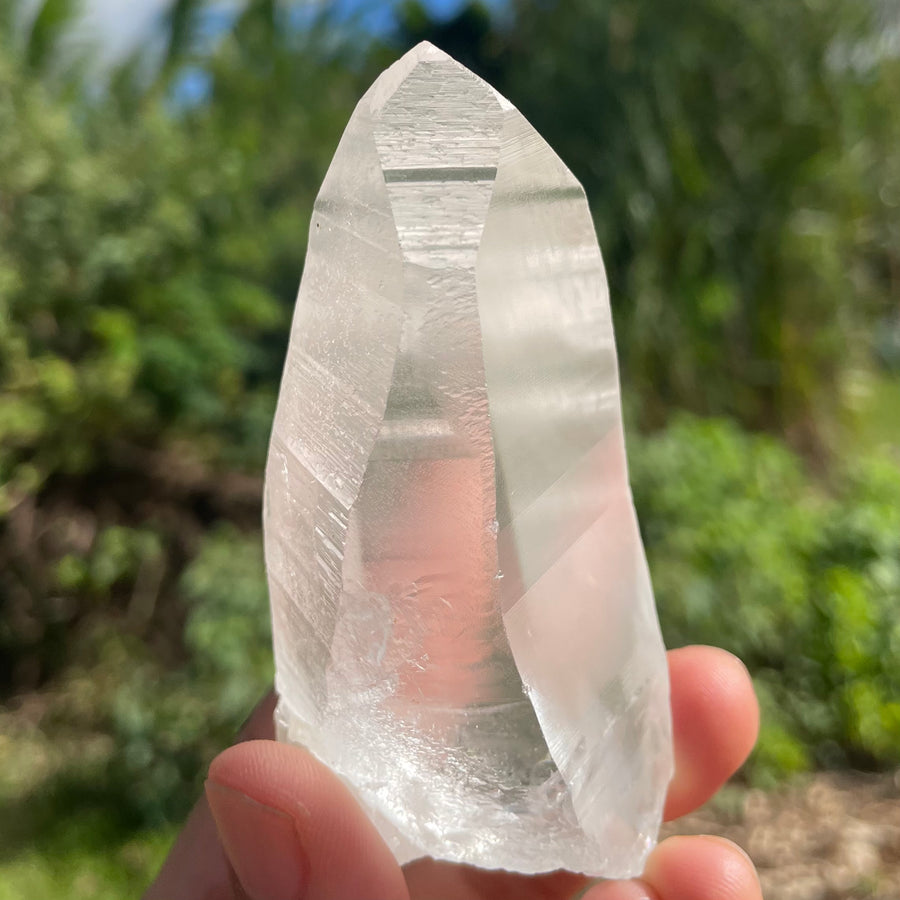 Clear Lemurian Quartz Crystal #1055