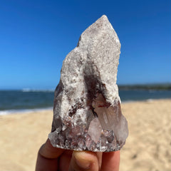 Snow Rose Lemurian Quartz Crystal #1364