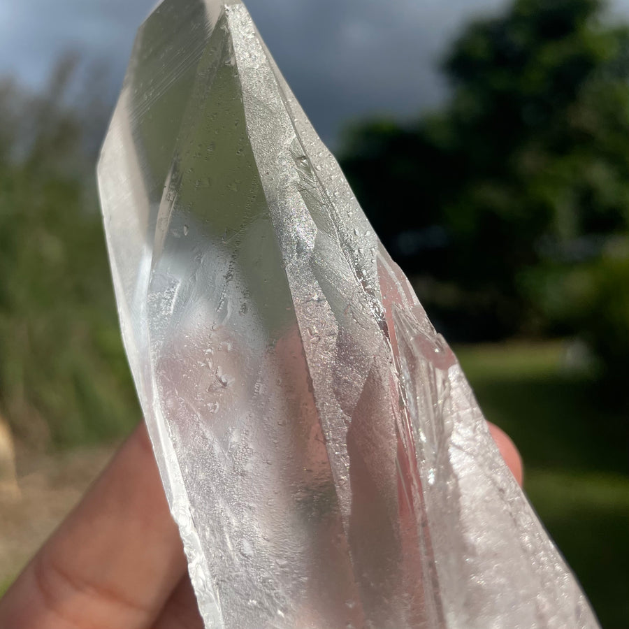 Clear Lemurian Quartz Crystal #1052