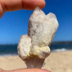 Snow Rose  Lemurian Quartz Crystal #1378