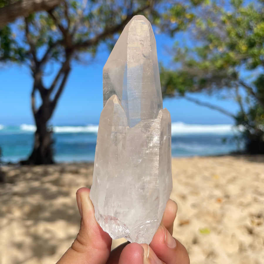 Clear Lemurian Quartz Crystal #1078