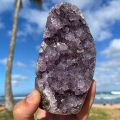 Amethyst Cut Base Polished #1193
