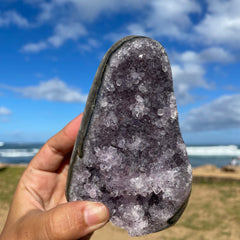 Amethyst Cut Base Polished #1190