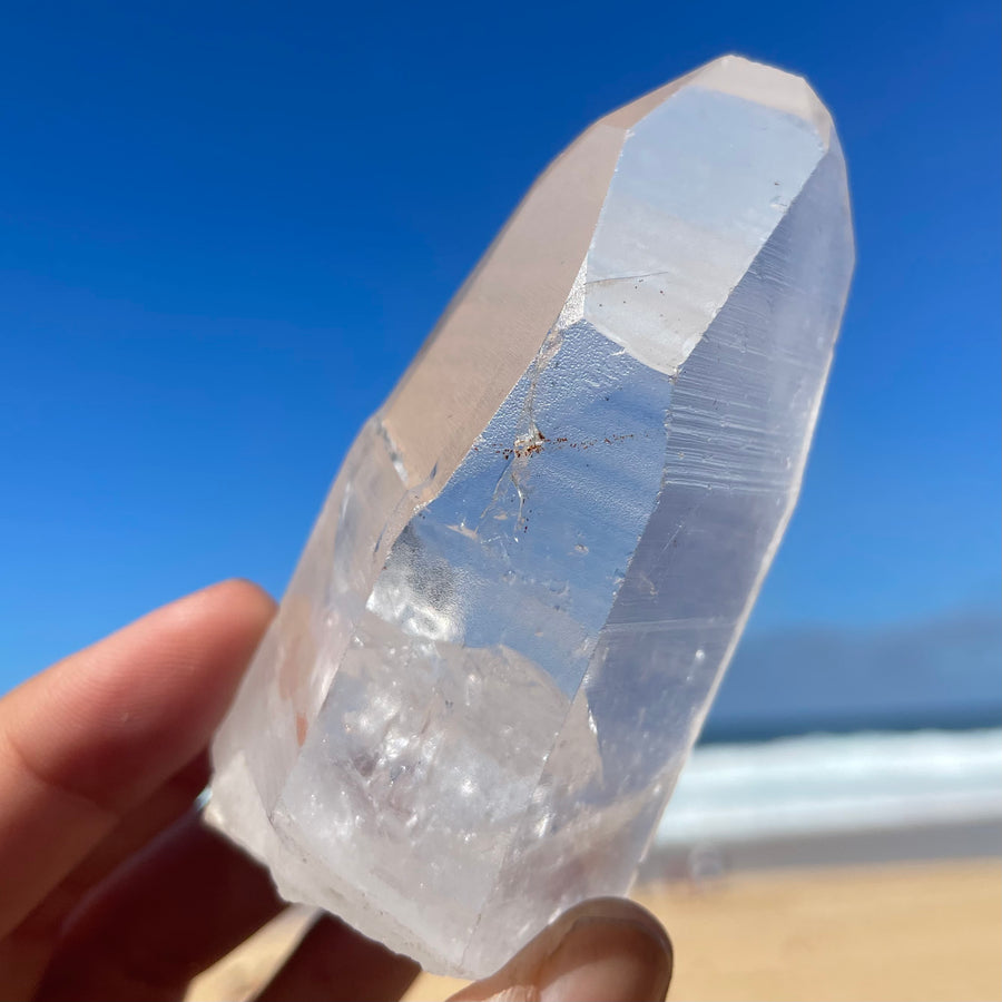 Clear Lemurian Quartz Crystal #1074