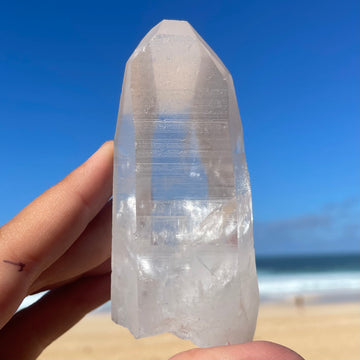 Clear Lemurian Quartz Crystal #1074