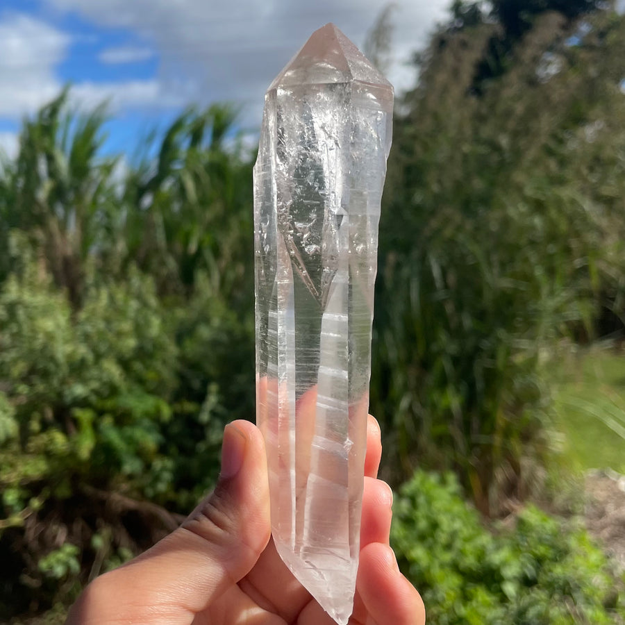 Clear Lemurian Quartz Crystal #1059