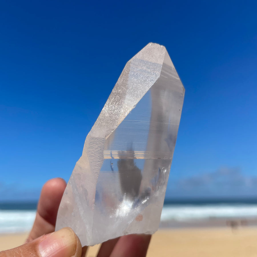 Clear Lemurian Quartz Crystal #1057