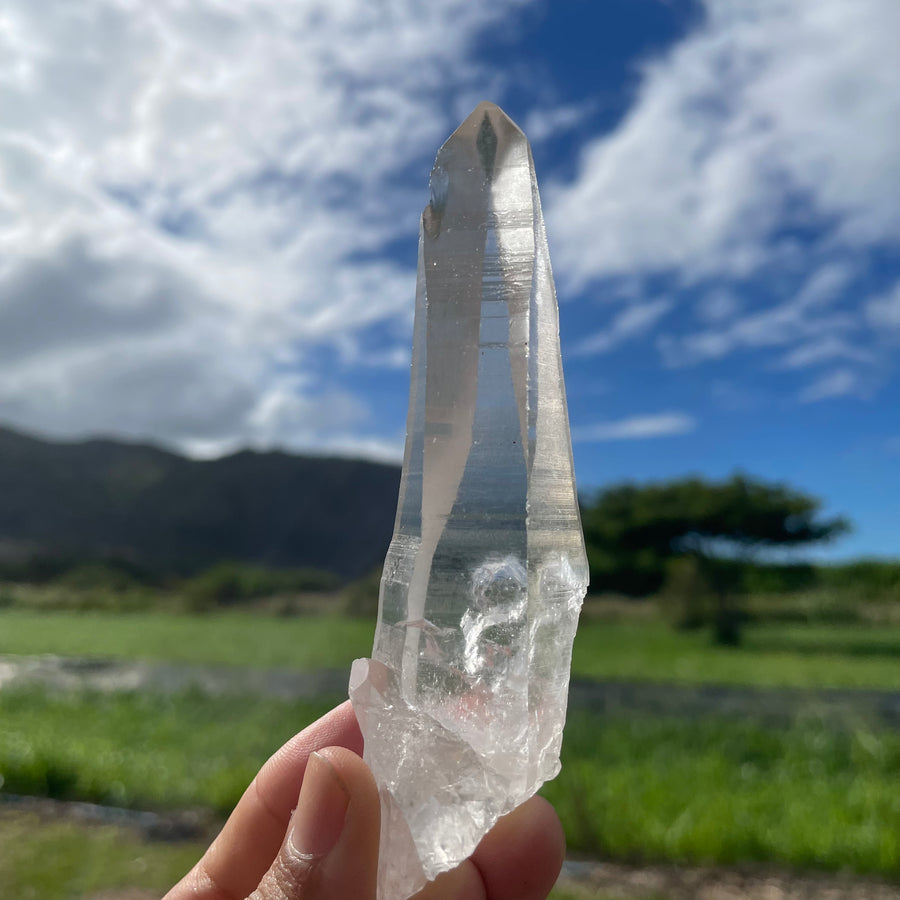 Clear Lemurian Quartz Crystal #1061