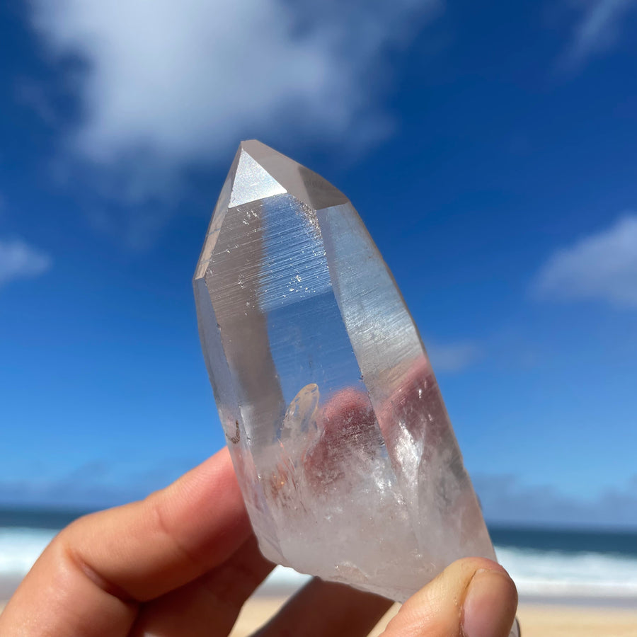 Clear Lemurian Quartz Crystal #1073