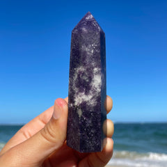 Lepidolite Tower #1297