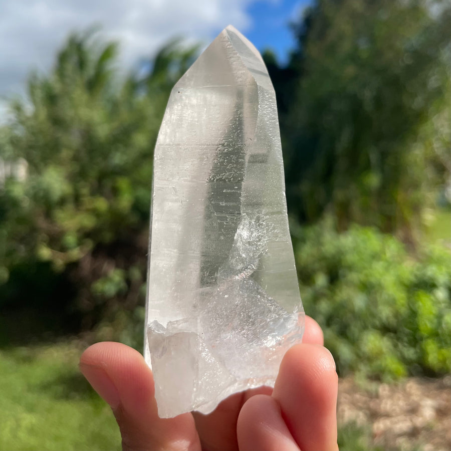 Clear Lemurian Quartz Crystal #1055