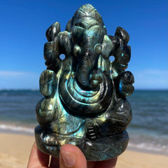 Labradorite Ganesh #1360