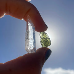 Moldavite + Lemurian Power Pack! #1235