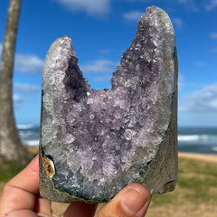 Amethyst Cut Base Polished #1199