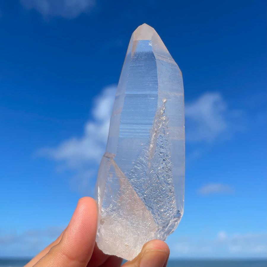 Clear Lemurian Quartz Crystal #1071