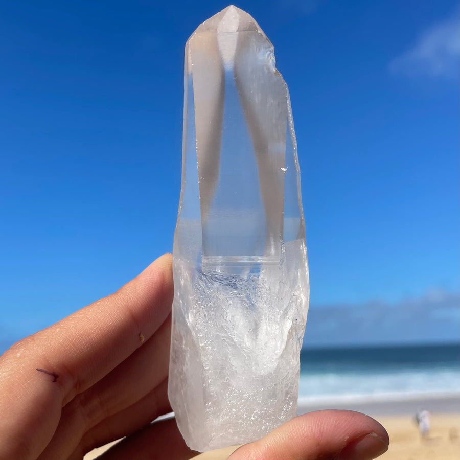 Clear Lemurian Quartz Crystal #1068