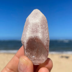Snow Rose  Lemurian Quartz Crystal #1370