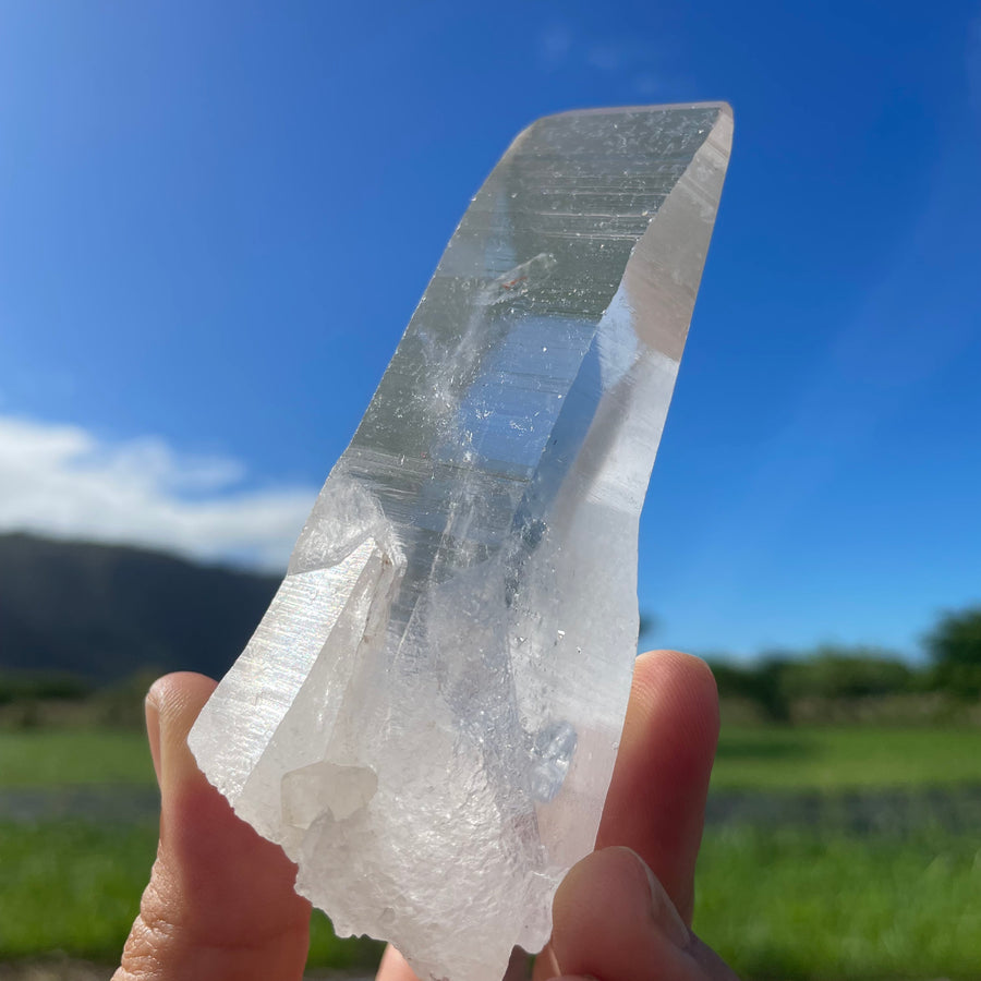 Clear Lemurian Quartz Crystal #1062