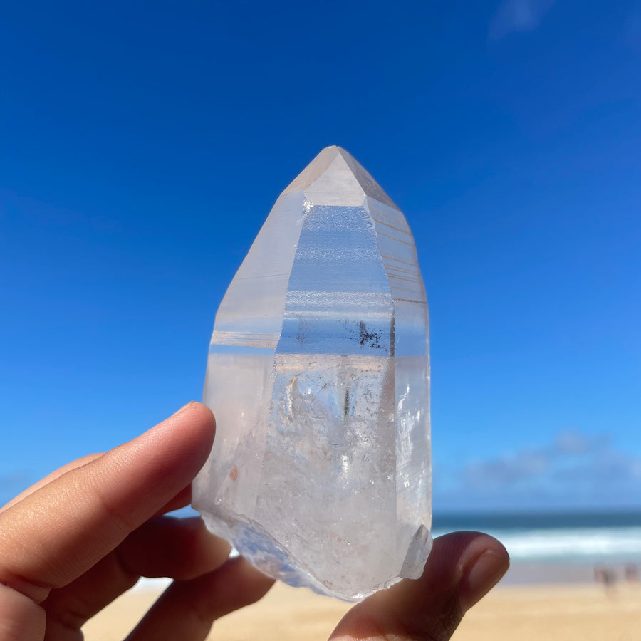 Clear Lemurian Quartz Crystal #1057