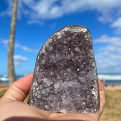 Amethyst Cut Base Polished #1194