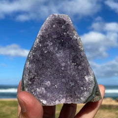 Amethyst Cut Base Polished #1191