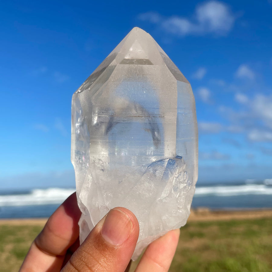 Clear Lemurian Quartz Crystal #1053