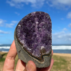 Amethyst Cut Base Polished #1196