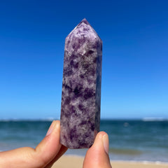 Lepidolite Tower #1296